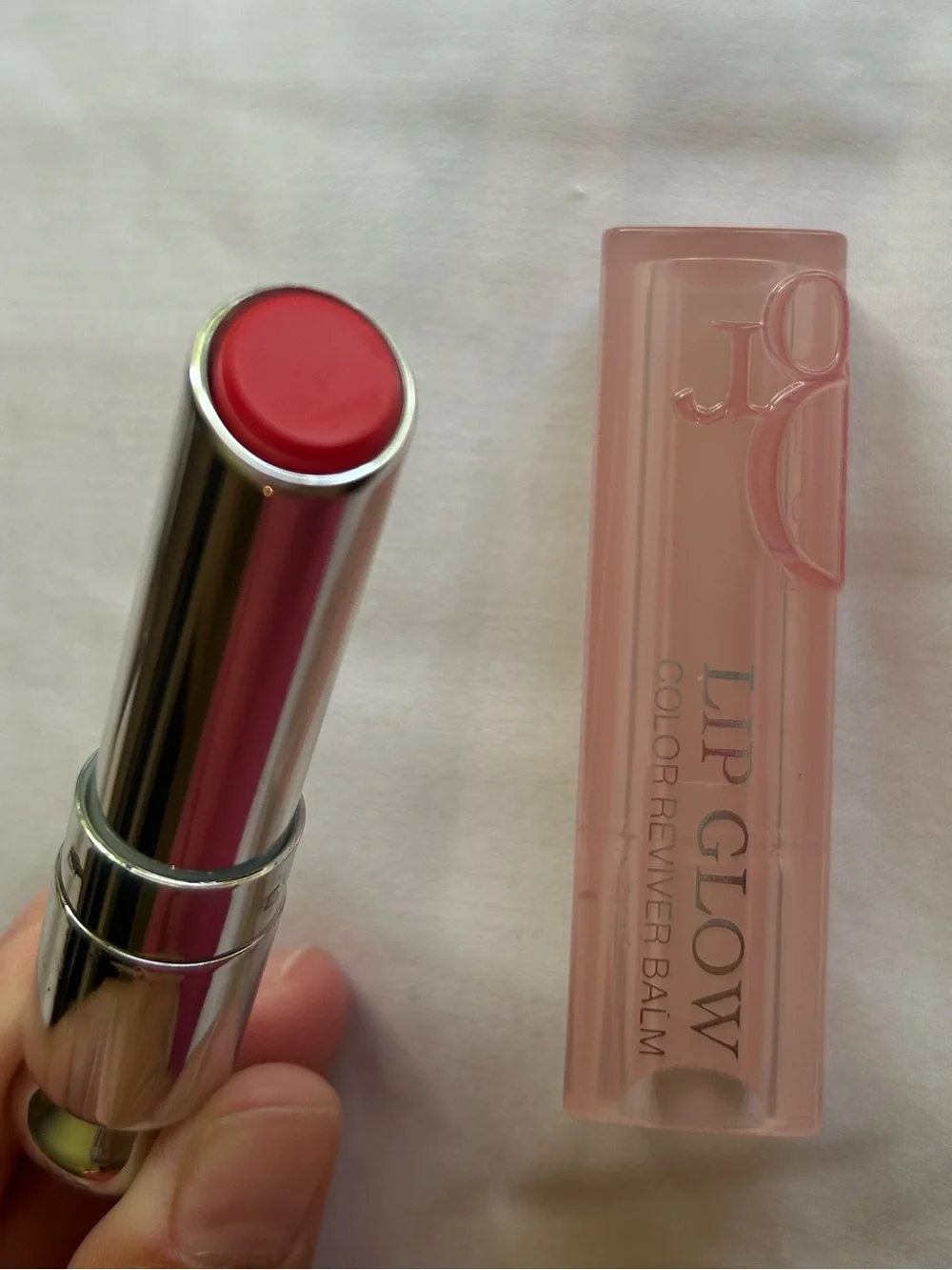 Dior Lip Glow - Coral Pink with Gold Packaging